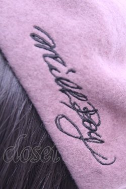 画像2: MILKBOY / LOGO ベレー  ブラウン O-26-01-16-1004-MB-AC-OW-OS