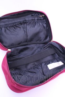 画像3: Maison de FLEUR / コスメポーチ  ボルドー O-26-01-16-1056-LO-ZA-OW-OS