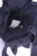 画像3: KANEKO ISAO / ピコフリルレース切り替え瓢箪ポシェット  クロ O-26-01-16-1058-EL-BG-IG-OS (3)