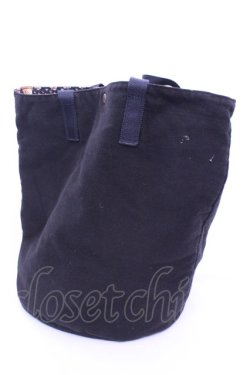 画像2: PINK HOUSE / 刺繍入り円柱バッグ  クロ　くま O-26-01-16-1060-LO-BG-IG-OS