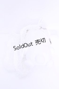 画像2: merry jenny / 【peichan.コラボ】くまちゃんフリルポシェット  オフシロ O-26-01-16-1067-LO-BG-OW-OS