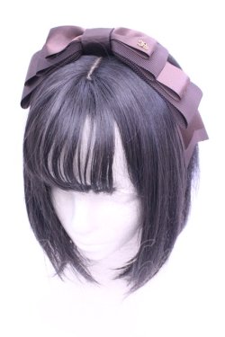 画像1: Innocent World / ダブルリボンアニバーサリーカチューシャ  ショコラ O-26-01-16-1006-IW-AC-OW-OS