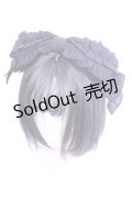 Chalmiere / リボン型ヘッドドレス  クロ O-26-01-16-1076-0-AC-OW-ZT305