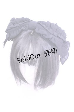 画像1: Chalmiere / リボン型ヘッドドレス  クロ O-26-01-16-1076-0-AC-OW-ZT305