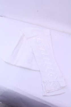 画像1: axes femme POETIQUE / レースアップＵＶグローブ  シロ O-26-01-16-1077-AX-ZA-OW-OS