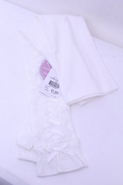 画像2: axes femme POETIQUE / レースアップＵＶグローブ  シロ O-26-01-16-1077-AX-ZA-OW-OS