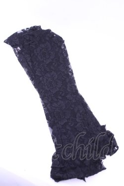 画像2: Chalmiere / レースアップアームカバー  クロ O-26-01-16-1079-0-ZA-OW-OS