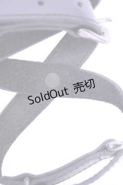 画像3: alice auaa / ダブルレールレザーブレス  ブラック O-26-01-16-1082-AA-AC-OW-OS