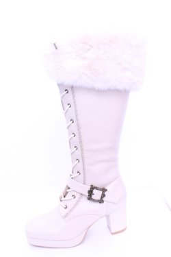 画像6: Kurumi Collaboration / ノエル・ド・メモワール レースアップブーツ L アイボリー O-26-01-16-1085-EL-SH-OW-OS