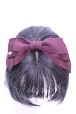 画像2: Innocent World / フロントリボンカチューシャ  ボルドー O-26-01-16-1007-IW-AC-OW-OS