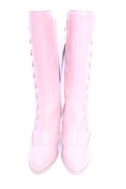 画像2: Kurumi Collaboration / ノエル・ド・メモワールカザリボタンブーツ M ピンク O-26-01-16-1087-EL-SH-IG-OS