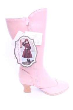 画像5: Kurumi Collaboration / ノエル・ド・メモワールカザリボタンブーツ M ピンク O-26-01-16-1087-EL-SH-IG-OS