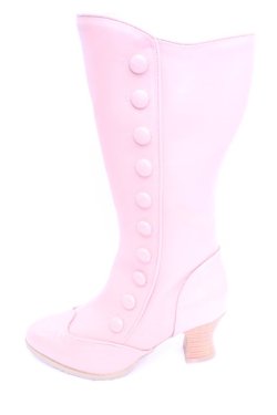 画像6: Kurumi Collaboration / ノエル・ド・メモワールカザリボタンブーツ M ピンク O-26-01-16-1087-EL-SH-IG-OS