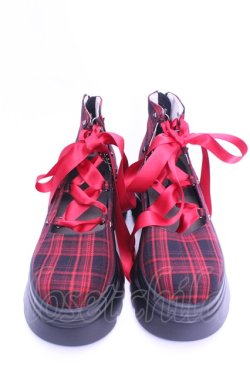 画像2: NIBBLE POISON / レースアップパンプス M アカ O-26-01-16-1088-0-SH-OW-OS