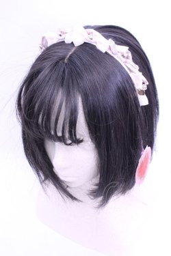 画像1: BABY,THE STARS SHINE BRIGHT / Fleurs benitesリボンカチューシャ  ピンク O-26-01-16-1008-BA-AC-OW-OS