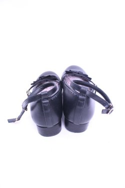 画像3: m petit by misako / 青木美沙子×NINA’Sリボンパンプス LL クロ O-26-01-16-1089-LO-BG-OW-OS