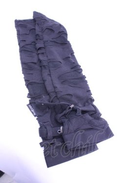 画像1: Ozz Croce / スラッシュダメージアームカバー  ブラック O-26-01-16-1101-OO-ZA-OW-OS