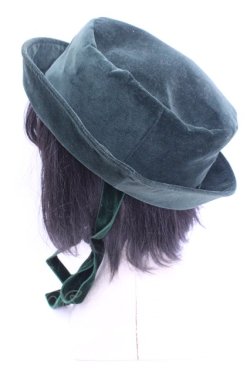 画像2: Mary Magdalene / 別珍コサージュ付きハット（コサージュ欠品）  グリーン O-26-01-16-1011-CL-AC-OW-OS