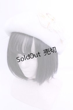 画像1: axes femme / プチバラ使いウールベレー  キナリ O-26-01-16-1012-AX-AC-OW-ZT171