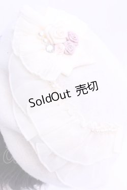 画像2: axes femme / プチバラ使いウールベレー  キナリ O-26-01-16-1012-AX-AC-OW-ZT171