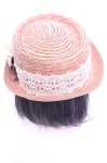 画像3: axes femme / 巻きバラ付き雑材ポークパイ帽  ナチュラル O-26-01-16-1014-AX-AC-OW-ZT087 (3)