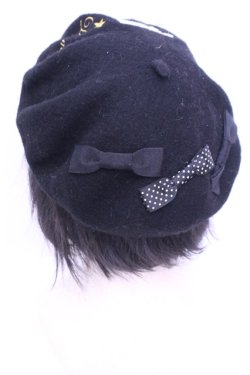 画像3: SWIMMER / ユニコーンワッペンベレー  クロ O-26-01-16-1016-EL-AC-OW-OS