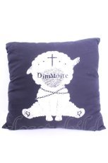 画像1: DimMoire / DimMoireロゴクッション  ブラック O-26-01-16-1020-0-ZA-OW-ZTK019 (1)