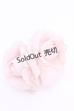 画像1: Victorian maiden / バーバリーコサージュ&リーフコーム  ピンク O-26-01-16-1023-CL-AC-OW-OS