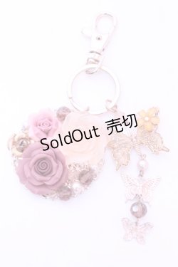 画像1: axes femme / ローズガーデンキーチャーム  ゴールド O-26-01-16-1041-AX-ZA-OW-OS