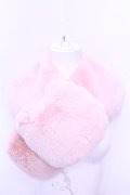 Franche Lippee / フェイクファーねこマフラー  ピンク O-26-01-16-1045-LO-ZA-OW-OS