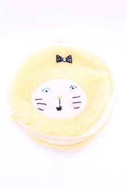 画像1: Franche Lippee / もこもこポーチ  イエロー O-26-01-16-1047-LO-ZA-OW-OS