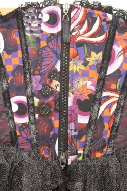 画像2: Qutie Frash / フリルラップコルセット  目玉柄 O-26-01-16-066-QU-TO-IG-OS