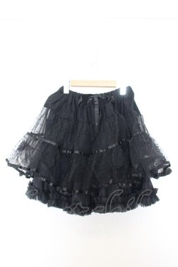 画像1: BABY,THE STARS SHINE BRIGHT / ふわふわドットチュールパニエ  クロ O-26-01-16-068-BA-SK-IG-OS