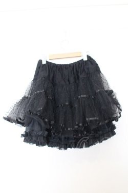 画像3: BABY,THE STARS SHINE BRIGHT / ふわふわドットチュールパニエ  クロ O-26-01-16-068-BA-SK-IG-OS