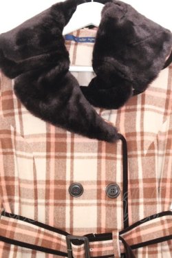画像2: an another angelus / チェックパイピングコート F ベージュ系 O-26-01-16-010-CA-CO-OW-OS