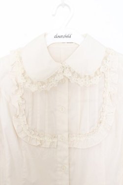 画像2: Innocent World / ヨーク切替ブラウス L キナリ O-26-01-16-011-IW-BL-OW-OS