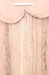 画像2: Honey Cinnamon / タックレースブラウス F ピンク O-26-01-16-012-LO-BL-OW-ZT547 (2)