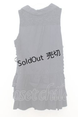 画像3: axes femme / 裾ティアードチュニック M ネイビー O-26-01-16-015-AX-OP-OW-OS