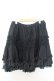画像1: PEACE NOW / ギャザーフリルスカート M ブラック O-26-01-16-019-PU-SK-OW-OS (1)
