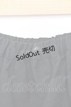 画像2: PEACE NOW / ギャザーフリルスカート M ブラック O-26-01-16-019-PU-SK-OW-OS