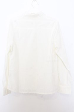 画像3: Fi.n.t / 鍵刺繍クレリックシャツ F アイボリー O-26-01-16-020-CA-BL-OW-OS