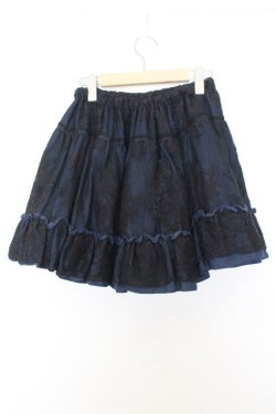 画像3: Sheglit / Mysticレーススカート M ネイビー O-26-01-16-032-EL-SK-IG-OS