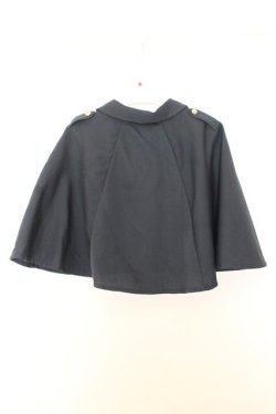 画像3: axes femme / チェーン付きダブル釦ケープ F ネイビー O-26-01-16-033-AX-JA-IG-OS