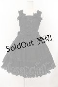 Angelic Pretty / バニラン肩リボンジャンパースカート【旧タグ】  クロ O-26-01-17-026-AP-OP-IG-OS