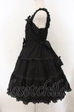 画像4: Angelic Pretty / バニラン肩リボンジャンパースカート【旧タグ】  クロ O-26-01-17-026-AP-OP-IG-OS (4)
