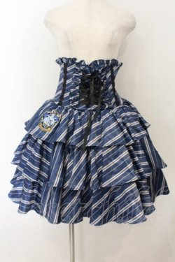 画像1: ATELIER PIERROT / ハリー・ポッター フリルコルセットスカート  レイブンクロー O-26-01-17-027-EL-SK-IG-OS