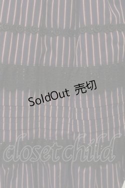 画像5: ALICE and the PIRATES / レジメンタルストライプミランダジャンパースカート  ネイビー×ワイン O-26-01-17-029-PA-OP-IG-OS