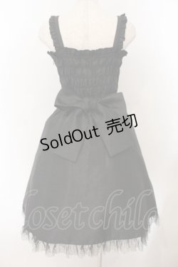 画像7: Moi-meme-Moitie / ディヴァインクロスジャンパースカート  ブラック×シルバー O-26-01-17-031-MO-OP-IG-OS