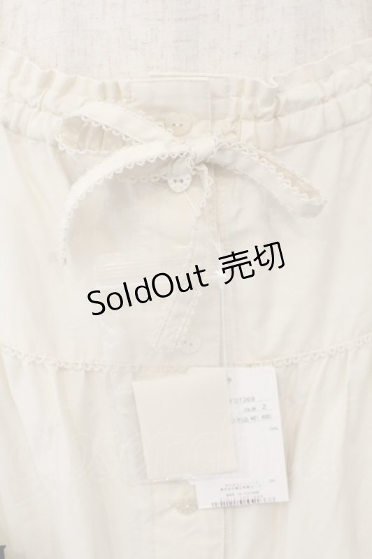 画像2: PINK HOUSE / ハロウィーンワンダーランドワッペン使いスカート  シロ×クロ O-26-01-17-032-LO-OP-IG-OS (2)