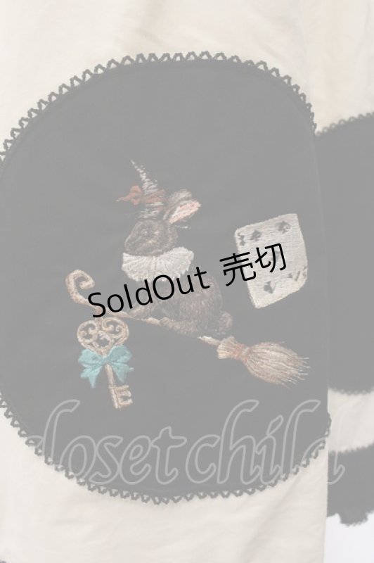 画像4: PINK HOUSE / ハロウィーンワンダーランドワッペン使いスカート  シロ×クロ O-26-01-17-032-LO-OP-IG-OS (4)